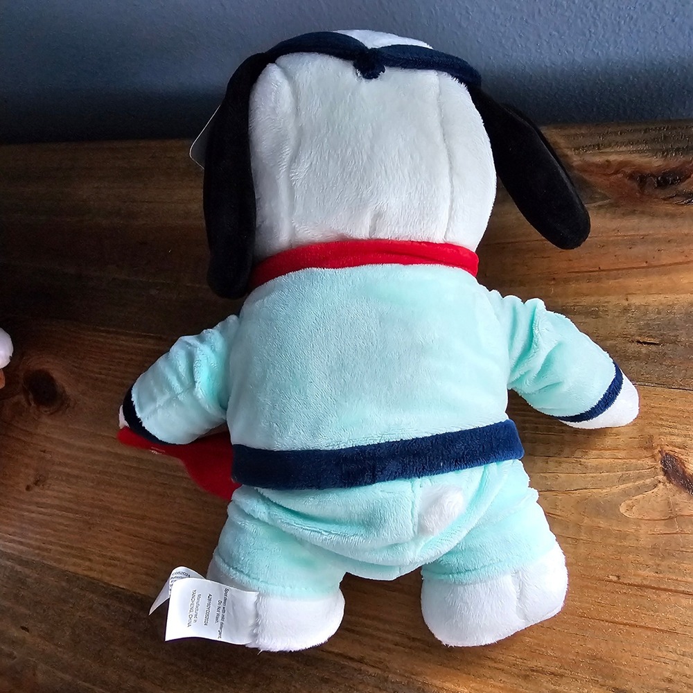 Peanuts Snoopy Pickleball Plush Toy Mint Green Tracksuit Red Visor Ruz 2024 11" - Picture 2 of 6